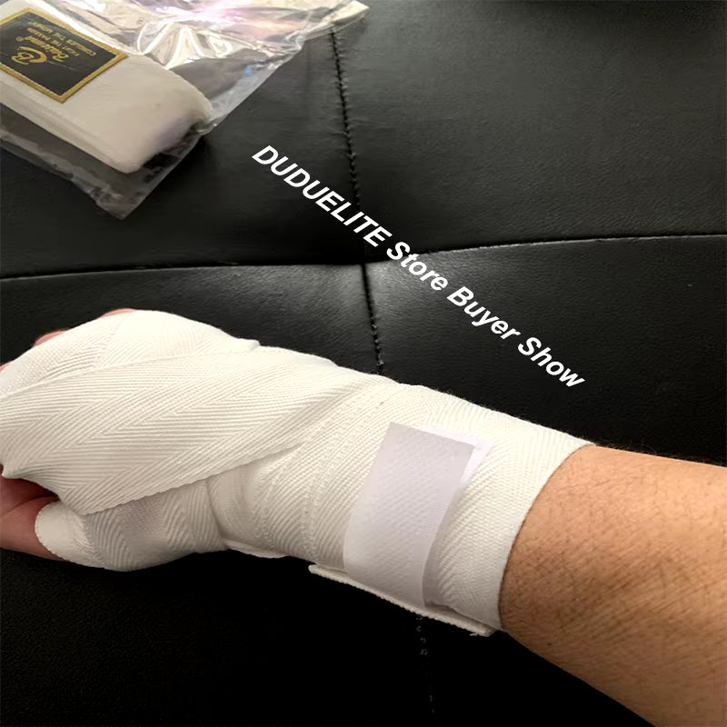 2 Rolls 1.5/2/3/5M Cotton Boxing Bandage Sports Strap Sanda Kick Boxing MMA Hand Gloves Wraps Belt Boxing Sports Wraps Bandage