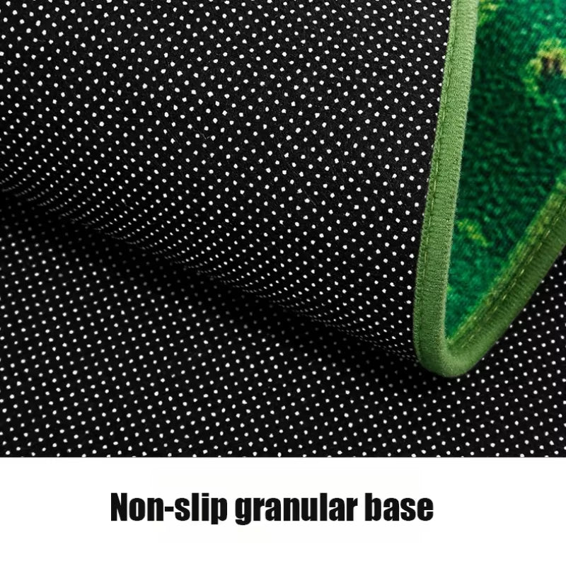 DJD040 Indoor Mini Golf Suspended Dartboard Practice Outdoor Training Aid Trainer Golf Hitting Mat