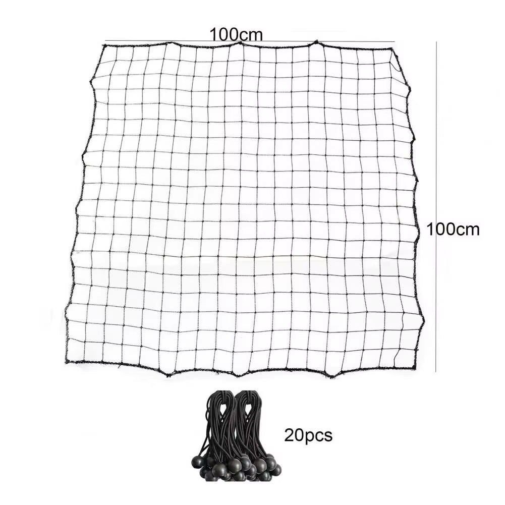 Soccer Rebounder Net with 20 Elastic Ropes Kickback Football Practice Net Target Goal Rebound Net Beginner Training Aid Fútbol