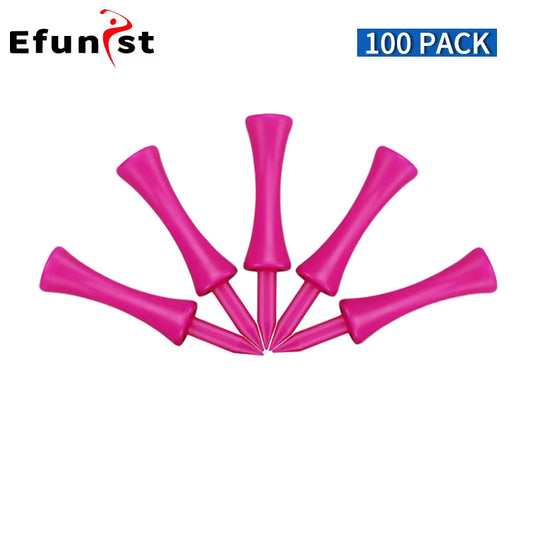 Golf Tees 50 Pcs 100 Pcs Pack Plastic Step down Golf Tee 31Mm 37Mm 43Mm 51 Mm 59Mm 70Mm Length Golf Ball Tees Drop Ship