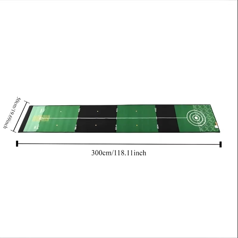 Golf Carpet Putting Mat Indoor Outdoor Training Putting Practice Golf Green Fairway Pad Washable Anti-Slip 50X300Cm JH1041