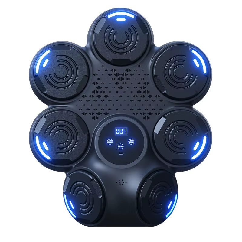 2025 New Music Boxing Machine Bluetooth Adult Electronic Wall Target Hookpunch Equipment Target Wall Mounted Gym Home Equipment