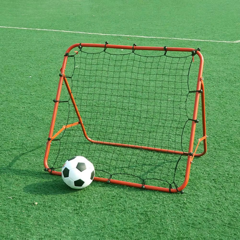 Soccer Rebounder Net with 20 Elastic Ropes Kickback Football Practice Net Target Goal Rebound Net Beginner Training Aid Fútbol