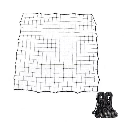 Soccer Rebounder Net with 20 Elastic Ropes Kickback Football Practice Net Target Goal Rebound Net Beginner Training Aid Fútbol