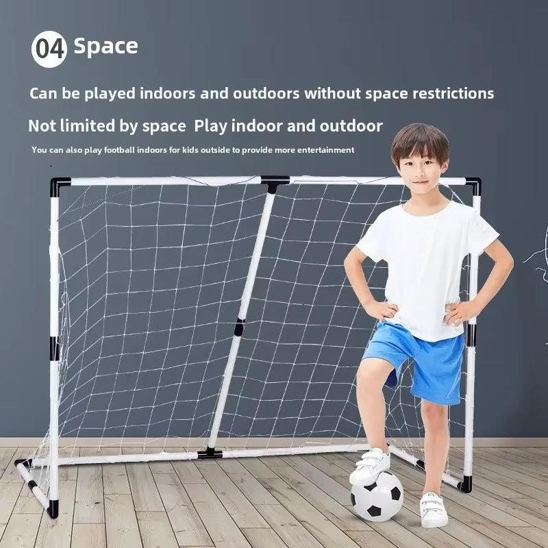 Soccer Gates Football Practicing Net Frame Portable Foldable for Kids for Outdoor