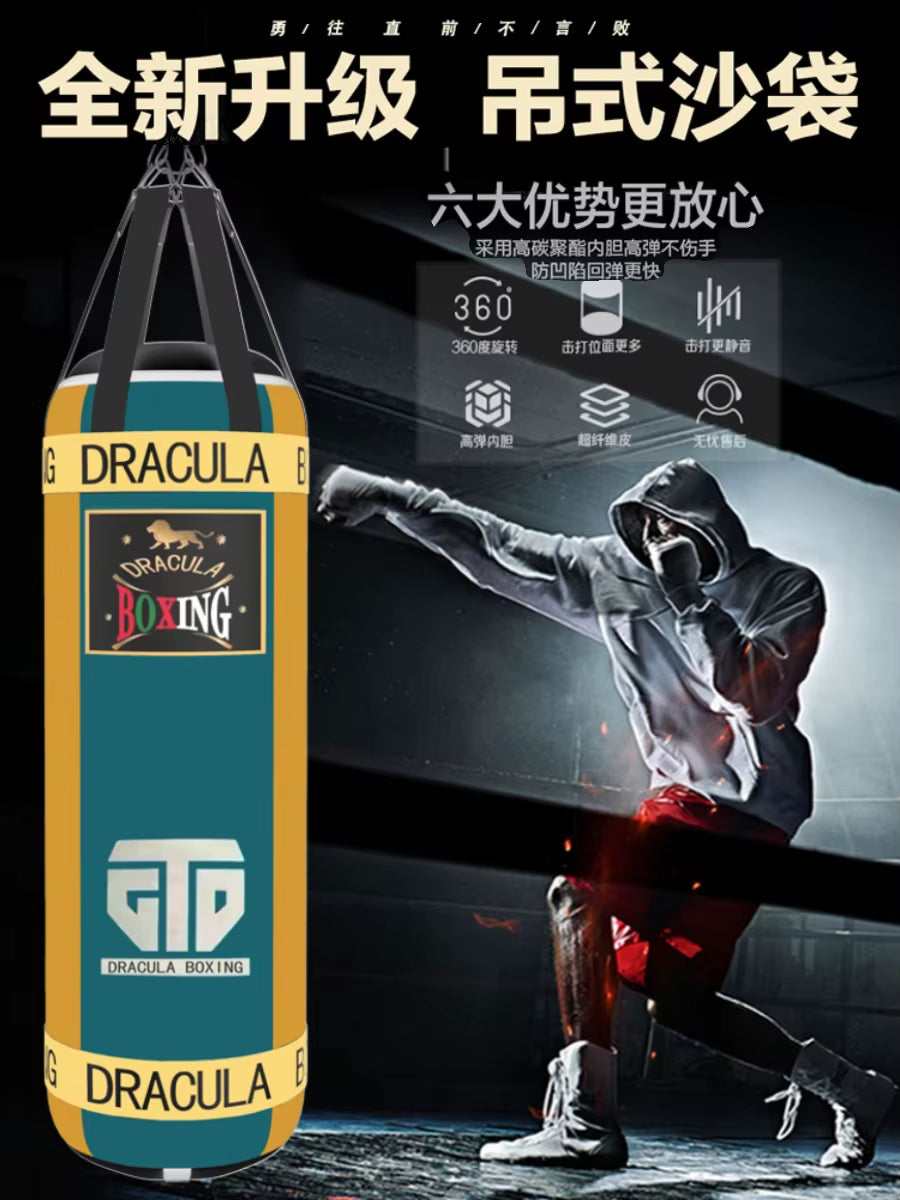 Punching Bag Adults Heavy Boxing Bag Unfilled Hanging MMA Men Kickboxing Muay Thai Karate Judo Taekwondo Home Gym Training Empty