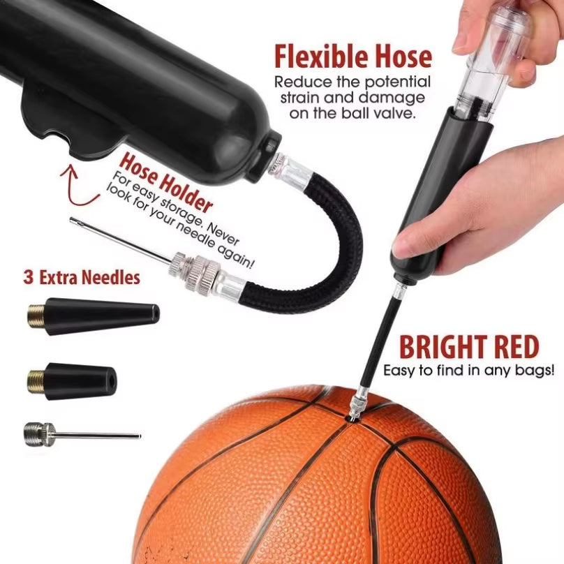 Hand Pump Portable Soccer Air Pump Soccer Ball Pump Hand Pump for Inflatables Portable Bicycle and Soccer Air Pumps For