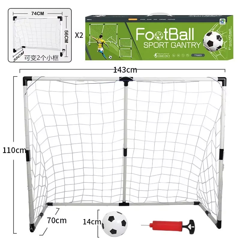 Soccer Gates Football Practicing Net Frame Portable Foldable for Kids for Outdoor