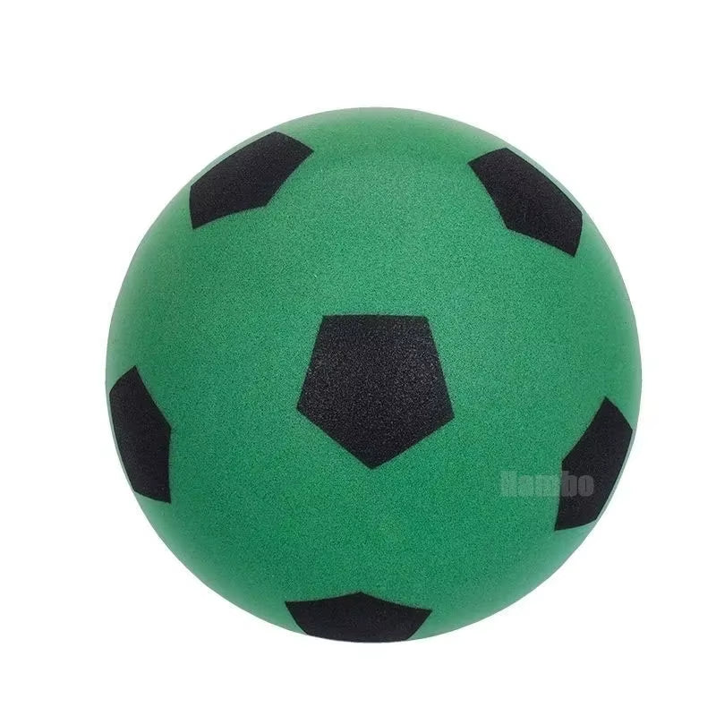 Silent Soccer Ball Men Size 9.25Inch Official Size Fantasy Foam Football Games Airless Football Mute Bouncing Ball Silent Ball
