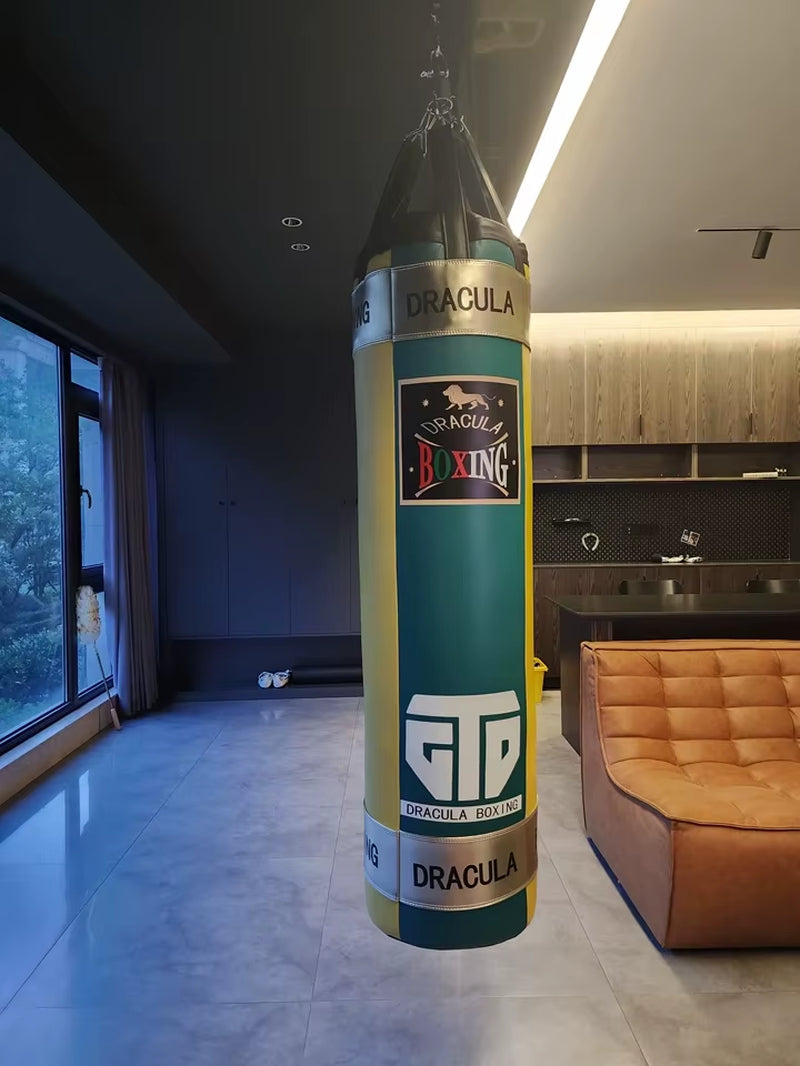 Punching Bag Adults Heavy Boxing Bag Unfilled Hanging MMA Men Kickboxing Muay Thai Karate Judo Taekwondo Home Gym Training Empty