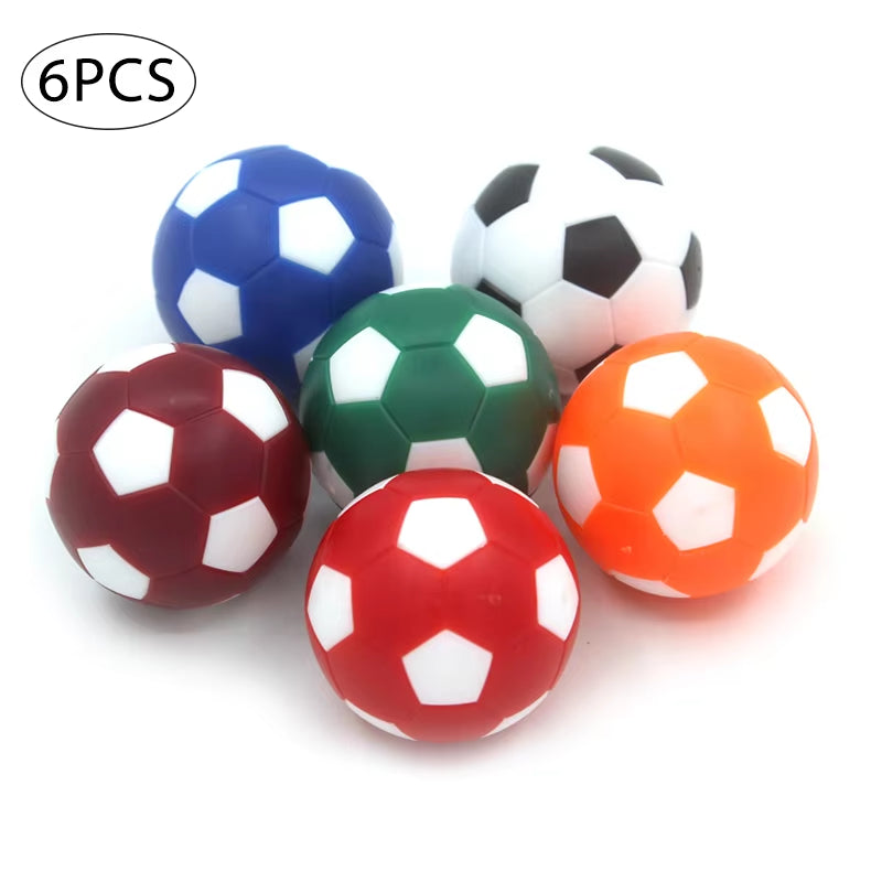 6Pcs/Lot 32Mm Small Soccer Ball Mini Table Football Balls Black White Soccer Ball for Entertainment Flexible Trained Relaxed Toy
