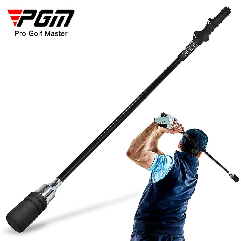 Golf Swing Trainer Black Indoor and Outdoor Practice Stick Hand Grip TA031