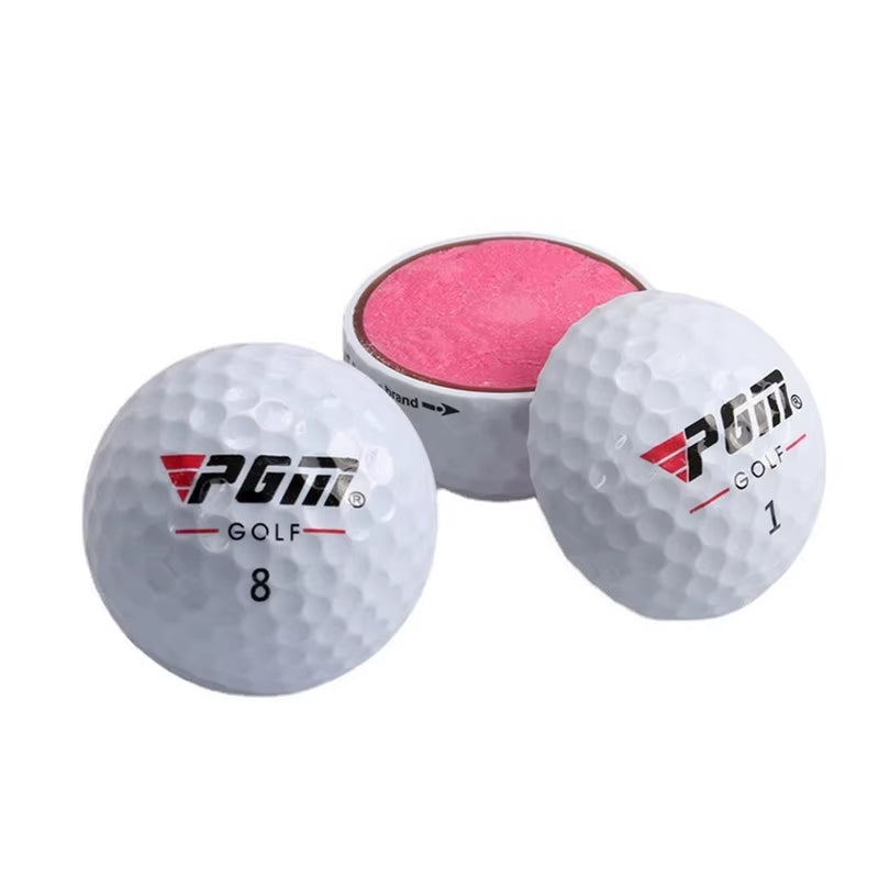Golf Ball Three-Layer Match Balls Gift Box Package Set Synthetic Rubber Material