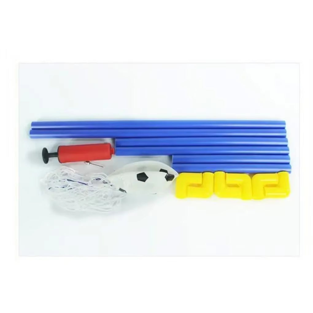 Folding Mini Football Soccer Ball Plastic Removable Goal Post Net Set High-Strength Kids Indoor Outdoor Child Birthday Gift