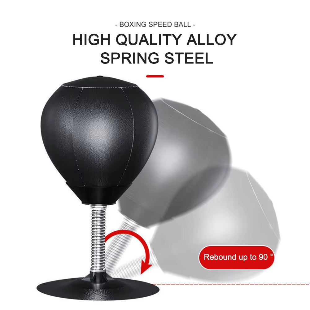 Desktop Punching Bag with Suction Cup Desk Boxing Punch Ball Heavy Duty Stress Relief Boxing Practice for Kids and Adults