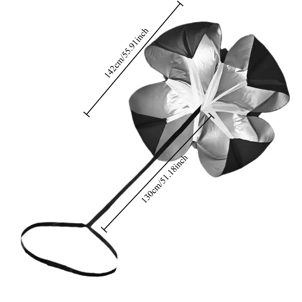 Adjustable Speed Parachute Agility Training Umbrella Football Soccer Resistance Rope Fitness Running Chute Sports Obstacles Tool