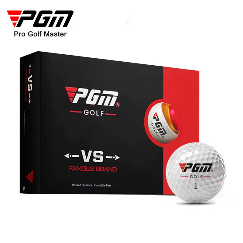 Golf Ball Three-Layer Match Balls Gift Box Package Set Synthetic Rubber Material
