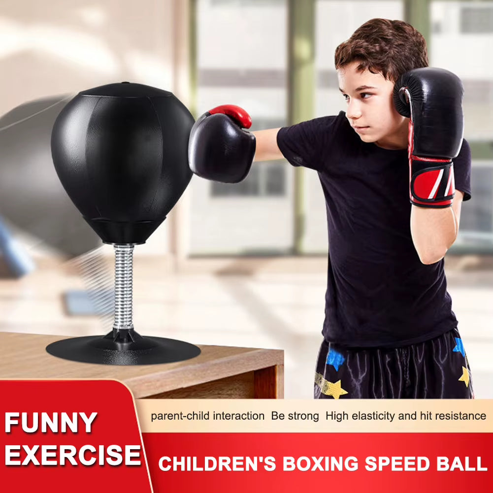 Desktop Punching Bag with Suction Cup Desk Boxing Punch Ball Heavy Duty Stress Relief Boxing Practice for Kids and Adults