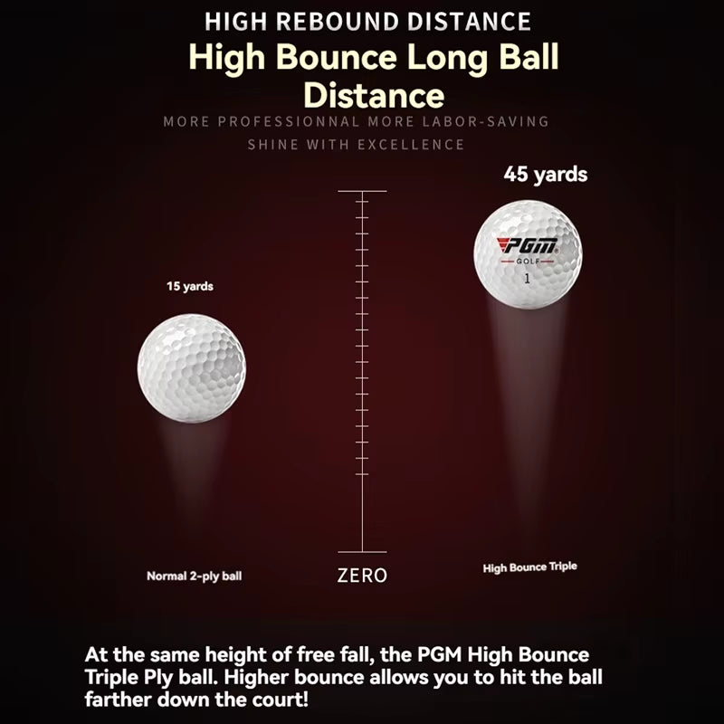 Golf Ball Three-Layer Match Balls Gift Box Package Set Synthetic Rubber Material